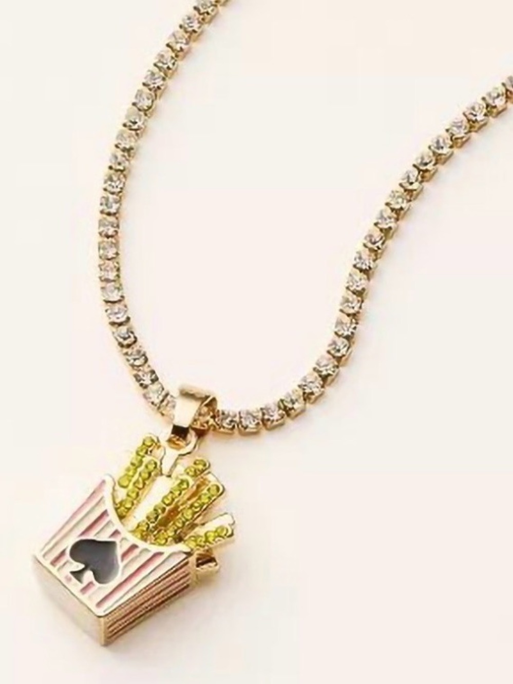 NWT Kate Spade New York X Target Spade 'Fries" Necklace